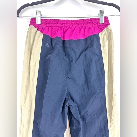 Lululemon Sz 2 Evergreen Track Pant True Navy / Cafe Au Lait / Ripened Raspberry - Picture 10 of 15